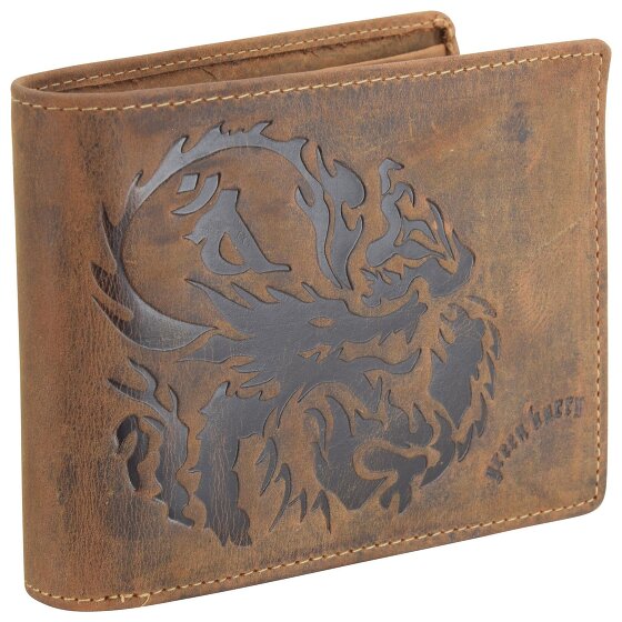 Greenburry Portafoglio vintage in pelle 12,5 cm