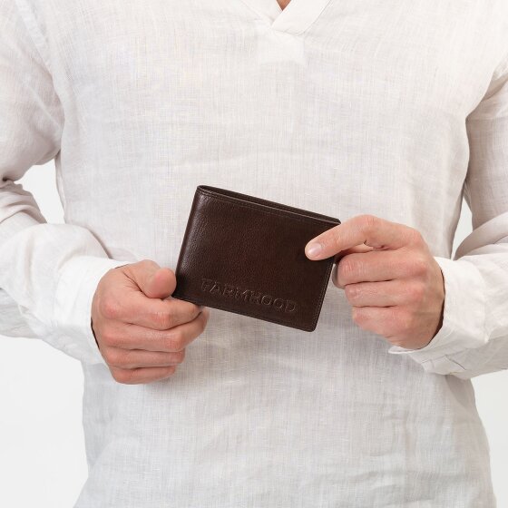 Farmhood Memphis Portafoglio Protezione RFID Pelle 12.5 cm