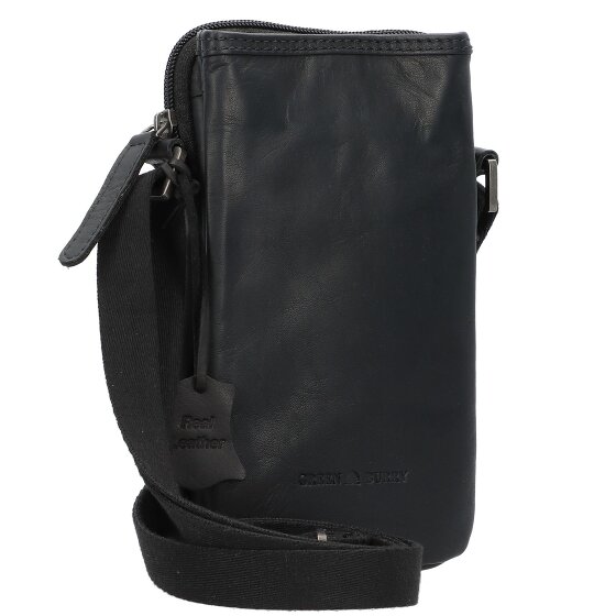 Greenburry Pure Black Custodia per cellulare Pelle 11 cm