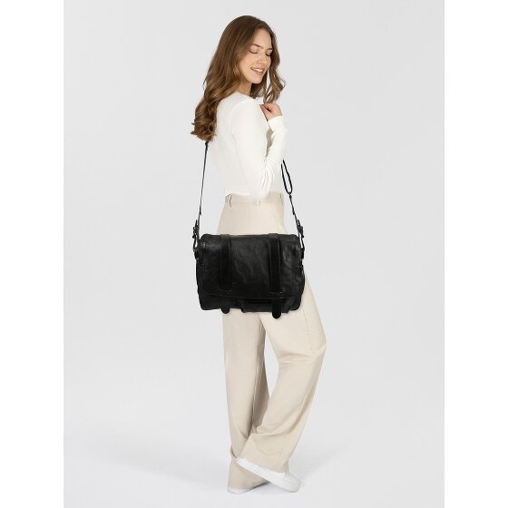 aunts & uncles Grandma's Luxury Club Cartella Messenger Vera Pelle 34 cm Vano porta PC