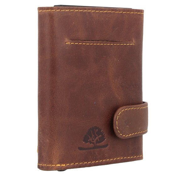 Greenburry Portafoglio originale vintage RFID in pelle 8,5 cm