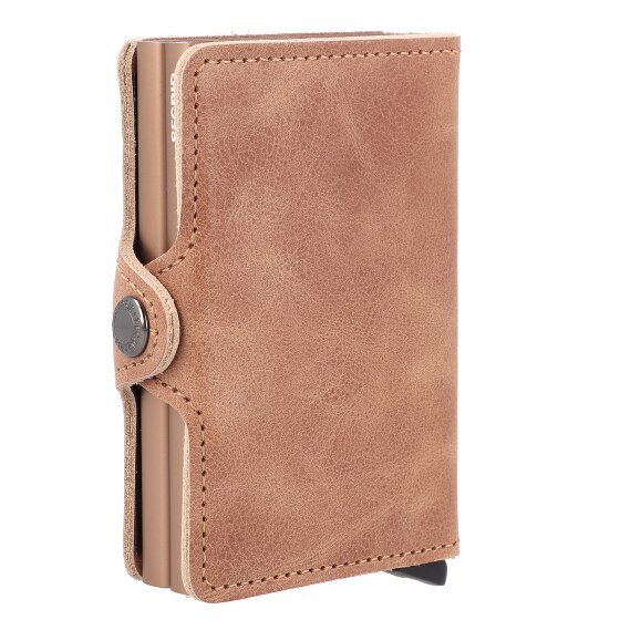 Secrid Twinwallet Porta carte di credito vintage RFID in pelle 6,5 cm