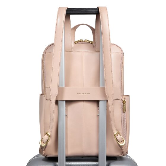 Piquadro Blue Square Zaino da giorno Protezione RFID Pelle 37 cm Scomparto per laptop