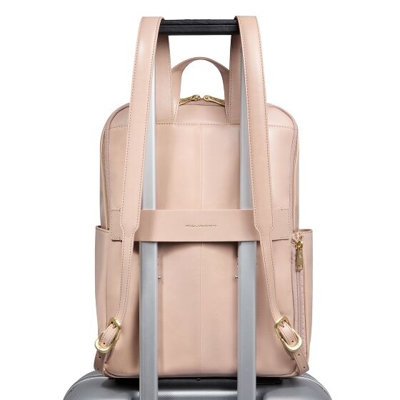 Piquadro Blue Square Zaino da giorno Protezione RFID Pelle 37 cm Scomparto per laptop