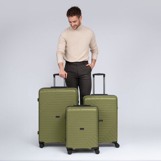 Redolz Essentials 05 3-SET 4 ruote Set di valigie 3 pezzi