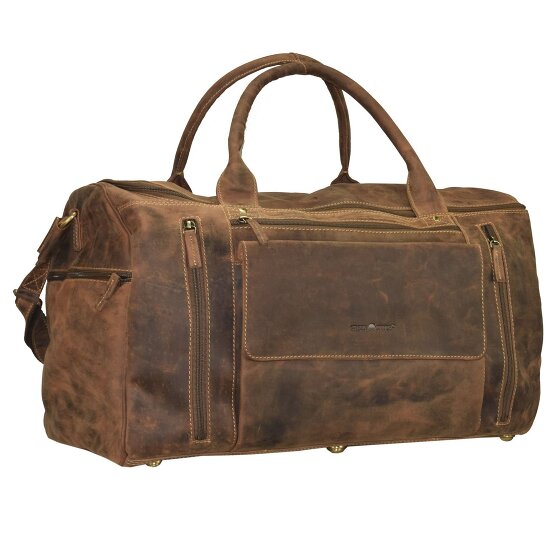 Greenburry Borsa da viaggio vintage in pelle 54 cm