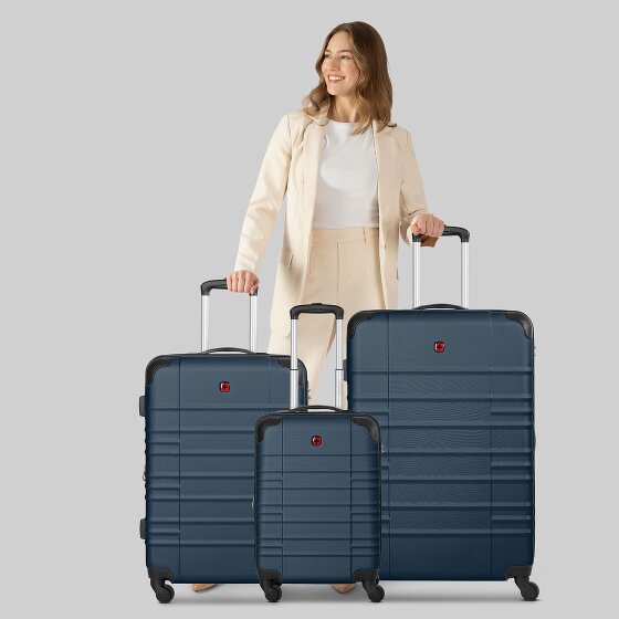 Wenger Amplar Evo 4 ruote Set di valigie 3 pezzi con piega di espansione