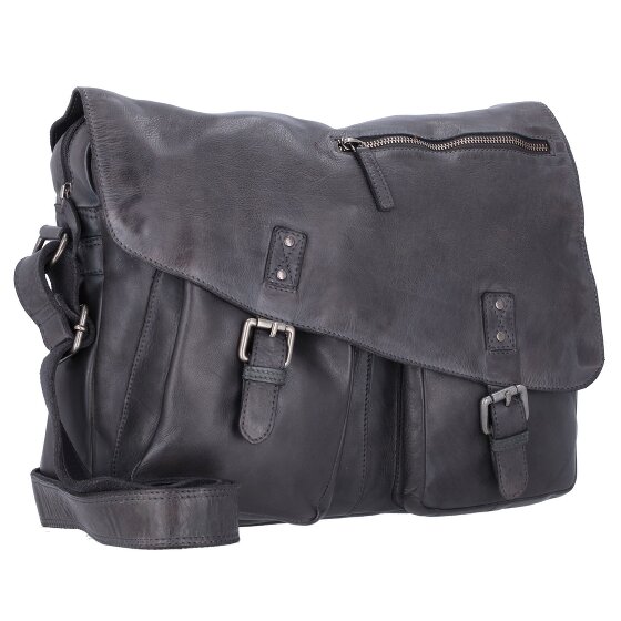 Greenburry GBVT Messenger in pelle 38 cm Scomparto per laptop