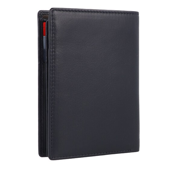 DuDu Tiberio Portafoglio Protezione RFID Vera Pelle 9.5 cm