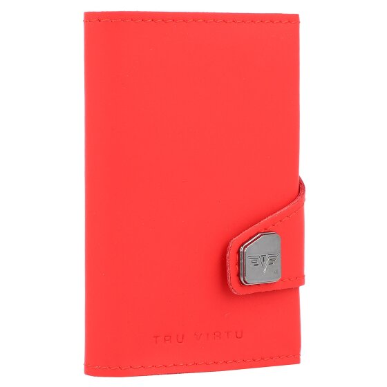 Tru Virtu Custodia per carte di credito Click & Slide Portafoglio RFID in pelle 6,5 cm