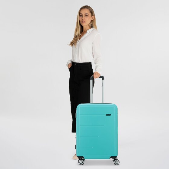 Gabol Future Plus 4 ruote Carrello 66 cm con piega di espansione