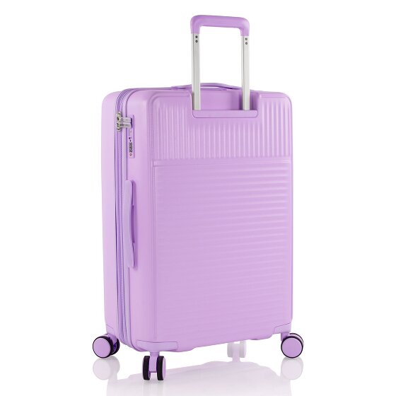 Heys Pastel 4 ruote Set di valigie 3 pezzi con piega di espansione
