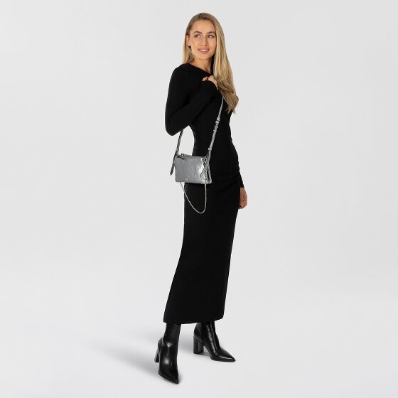 PINKO Double Mini Pochette Pelle 20 cm