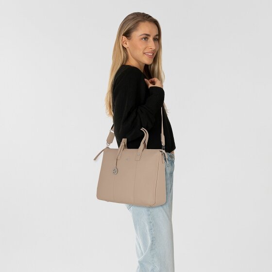Braun Büffel Hanna Borsa shopper Vera Pelle 39 cm Vano porta PC