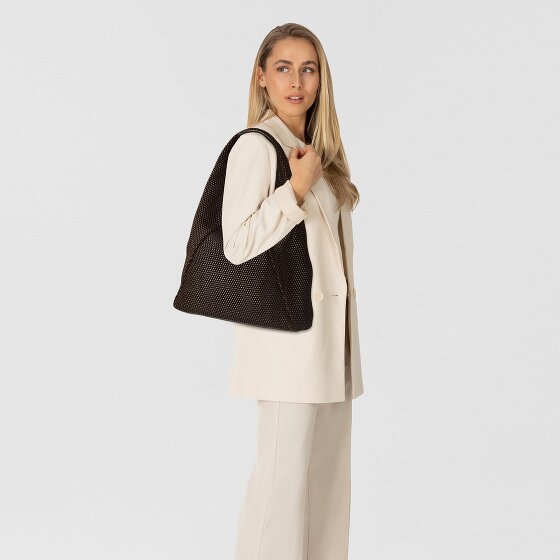 Harbour 2nd Fashion Lights Borsa a spalla Vera Pelle 55 cm