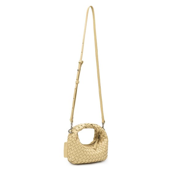 LES VISIONNAIRES Greta Micro weave Borsetta Pelle 20 cm