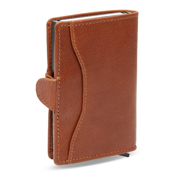 The Chesterfield Brand Albury Custodia per carta di credito Protezione RFID Vera Pelle 7 cm
