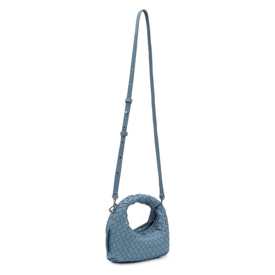 LES VISIONNAIRES Greta Micro weave Borsetta Pelle 20 cm