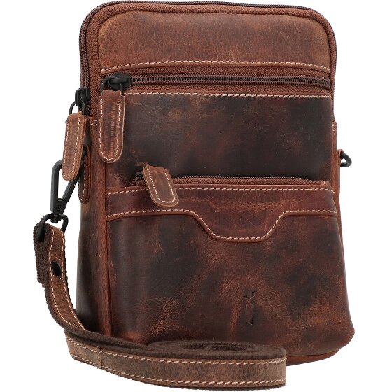 Jack Kinsky Baltimore 11 Borsa a tracolla in pelle 16 cm
