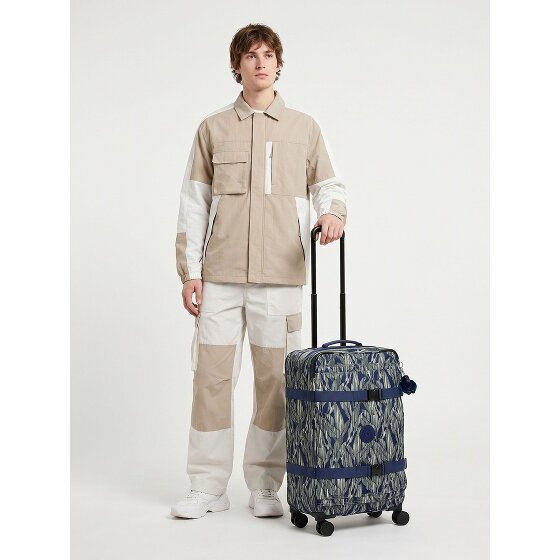 Kipling Basic Prt Spontaneous 4 ruote Carrello M 66 cm
