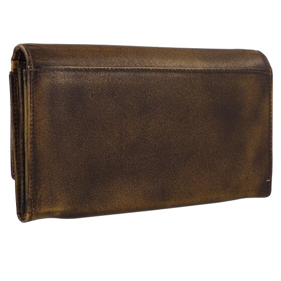 Greenburry Destressed Portafoglio Protezione RFID Pelle 18.5 cm