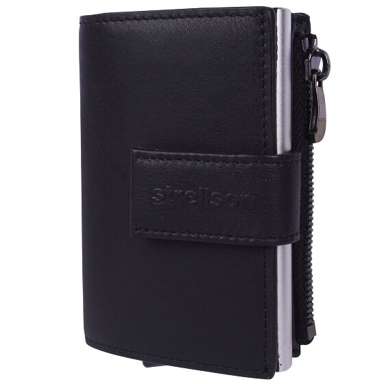 Strellson Carter C-Four Custodia per carta di credito Protezione RFID Pelle 6.5 cm