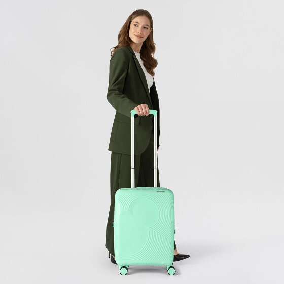 American Tourister Mickey Magic 4 ruote Carrello della cabina 55 cm con piega di espansione