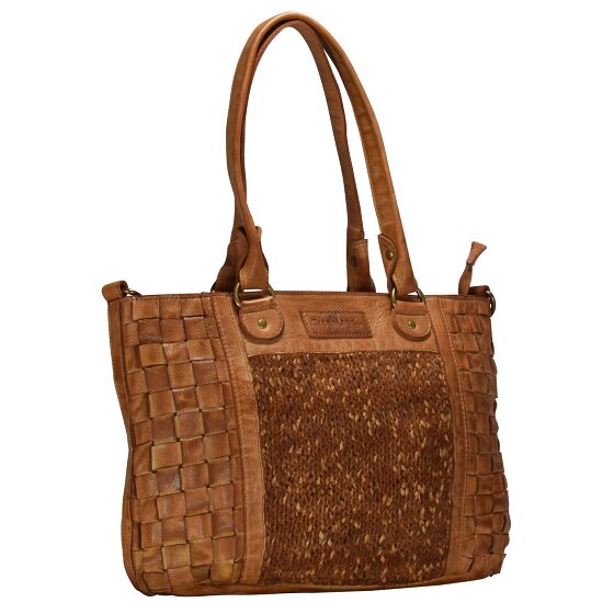 Greenland Nature Femi & Nine Borsa a tracolla in pelle 42 cm