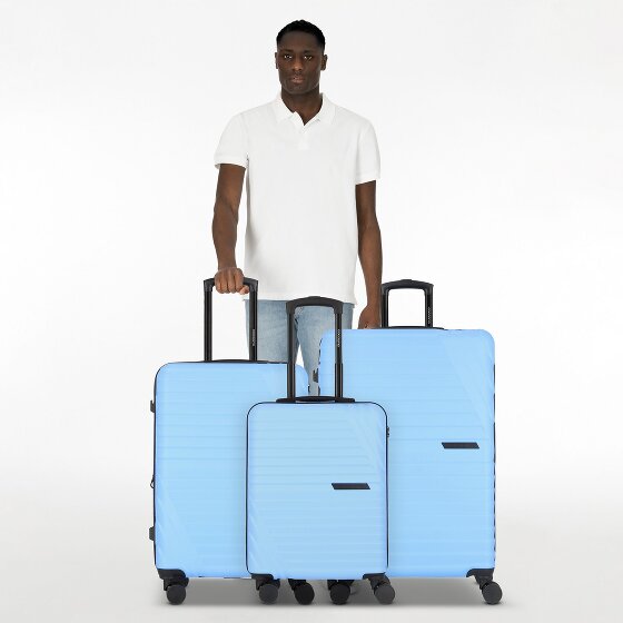 Cocoono Larnaka 4 ruote Set di valigie 3 pezzi con piega di espansione