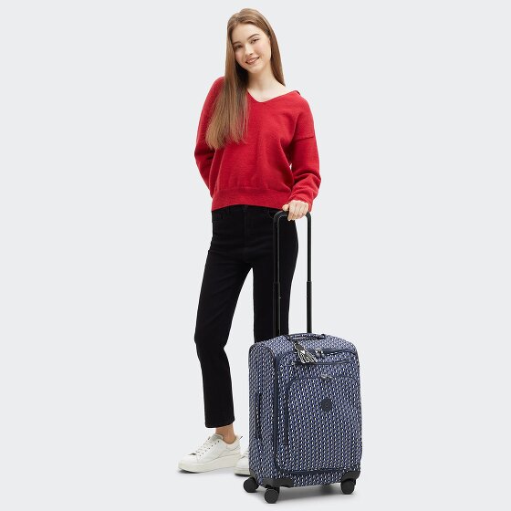 Kipling Basic Prt New Youri Spin 4 ruote Carrello della cabina S 55 cm