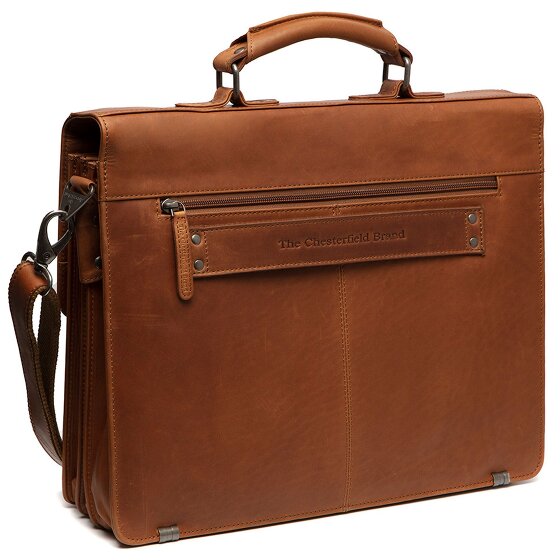The Chesterfield Brand Springfield Valigetta Vera Pelle 40 cm Vano porta PC