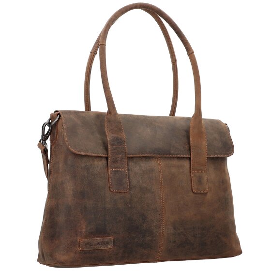 Plevier Retro Lamarr Borsa a tracolla Pelle 45 cm Scomparto per laptop