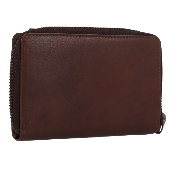 Greenburry Newport Portafoglio Protezione RFID Pelle 14 cm