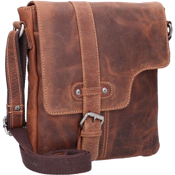 Greenburry Borsa a tracolla vintage in pelle 22 cm