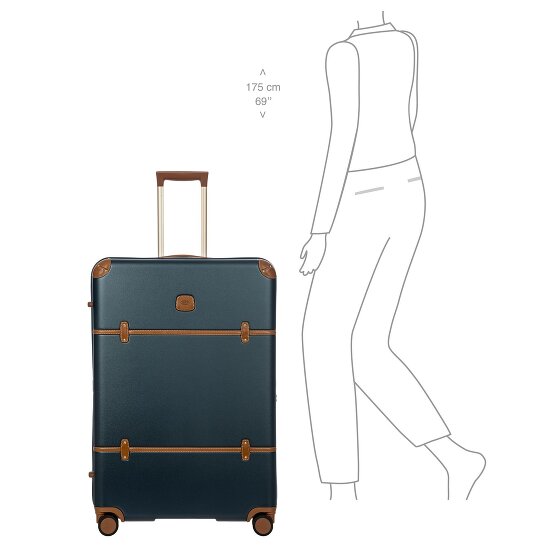 Bric's Bellagio 4 ruote Carrello 82 cm con piega di espansione