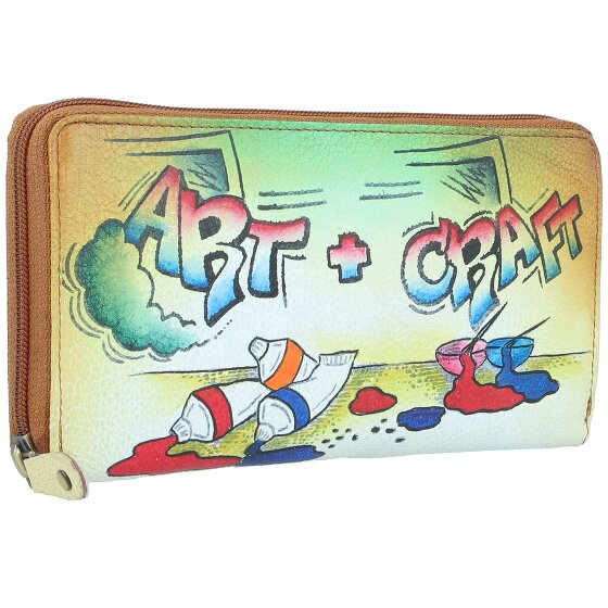 Greenland Nature Art+Craft Portafoglio RFID in pelle 20 cm