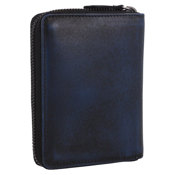 Greenburry Destressed Portafoglio Protezione RFID Pelle 13 cm