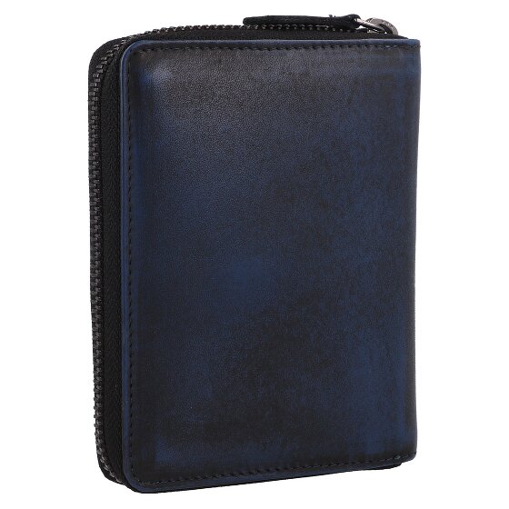 Greenburry Destressed Portafoglio Protezione RFID Pelle 13 cm