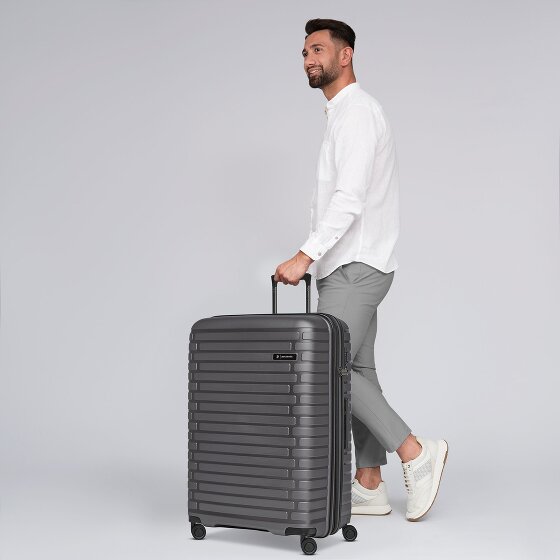 Pactastic Collection 04 THE LARGE + 4 ruote Carrello L 75 cm con piega di espansione