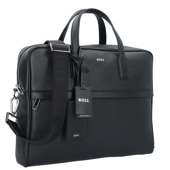 Boss Zair Valigetta Pelle 40 cm Scomparto per laptop