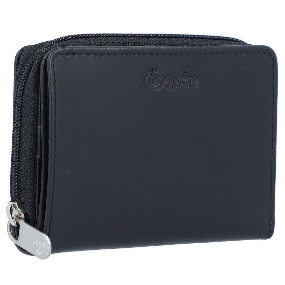Esquire Nuovo portafoglio di seta in pelle 10 cm