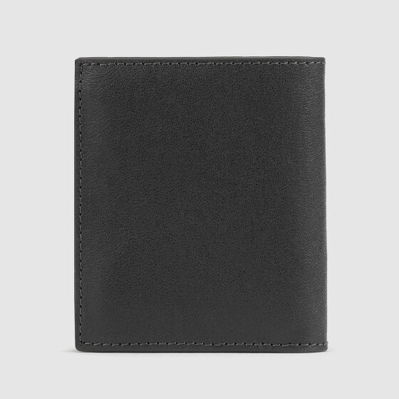 Piquadro Black Square Portafoglio Protezione RFID Pelle 8.5 cm