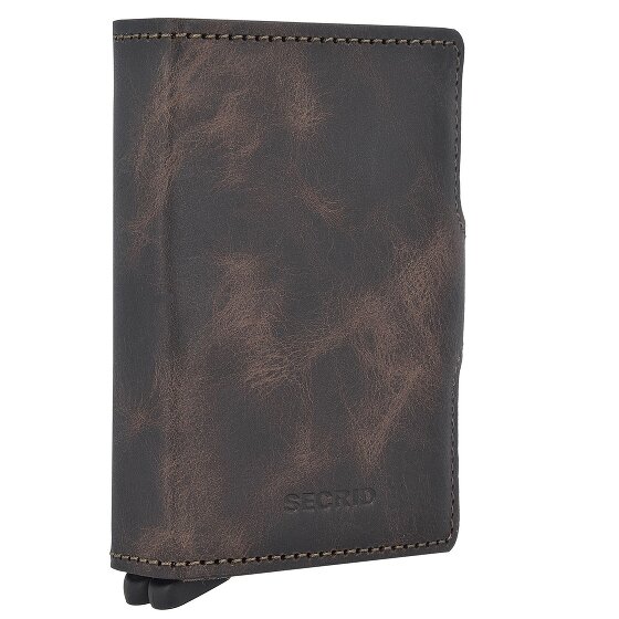 Secrid Twinwallet Porta carte di credito vintage RFID in pelle 6,5 cm