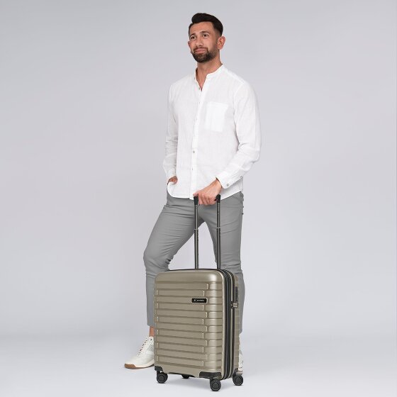 Pactastic Collection 04 THE CABIN + 4 ruote Carrello della cabina S 55 cm con piega di espansione