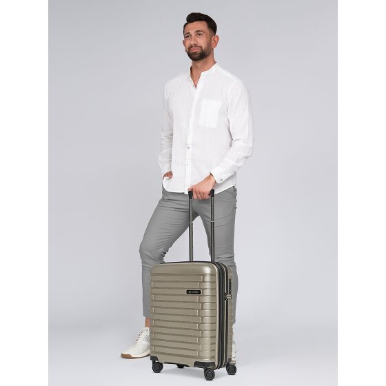 Pactastic Collection 04 THE CABIN + 4 ruote Trolley cabina S 55 cm espandibile