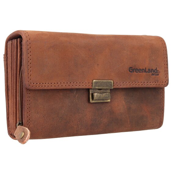 Greenland Nature Montenegro Portafoglio da cameriere RFID in pelle 16,5 cm