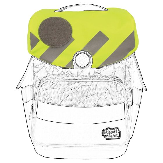 School-Mood NeonCap Timeless Air+ con striscia riflettente 30 cm
