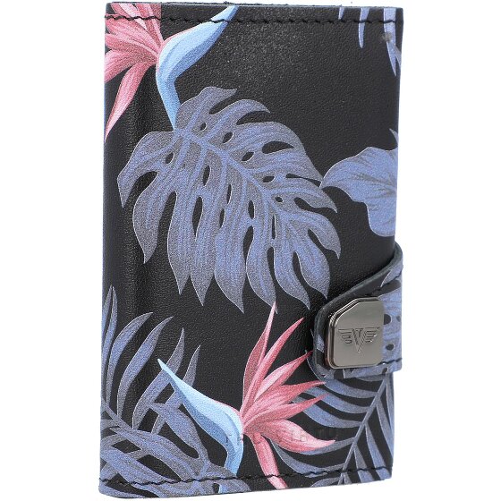 Tru Virtu Custodia per carte di credito RFID in pelle 6,5 cm