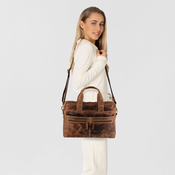 Greenburry Vintage Valigetta Pelle 38 cm Scomparto per laptop Greenburry Vintage Valigetta Pelle 38 cm Scomparto per laptop