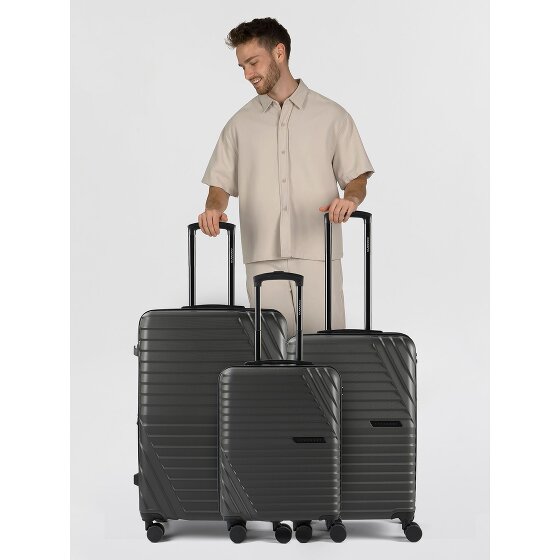 Cocoono Larnaka 4 ruote Set di valigie 3 pezzi con piega di espansione